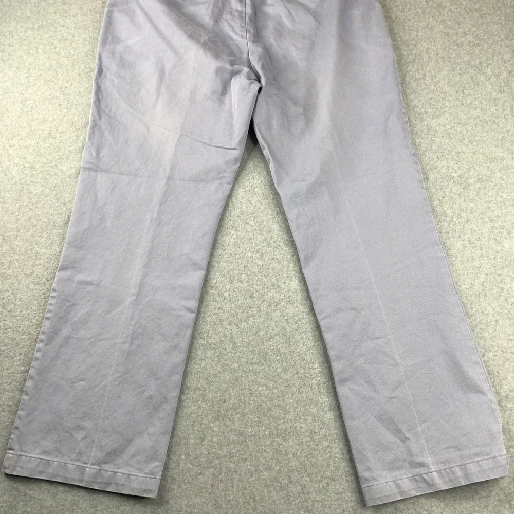 Vineyard Vines Breaker Pants Mens 36x32 Purple‎ Grey Straight Leg Chinos